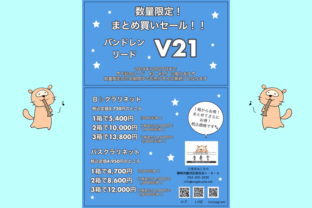 「V21」数量限定！まとめ買いセール！！